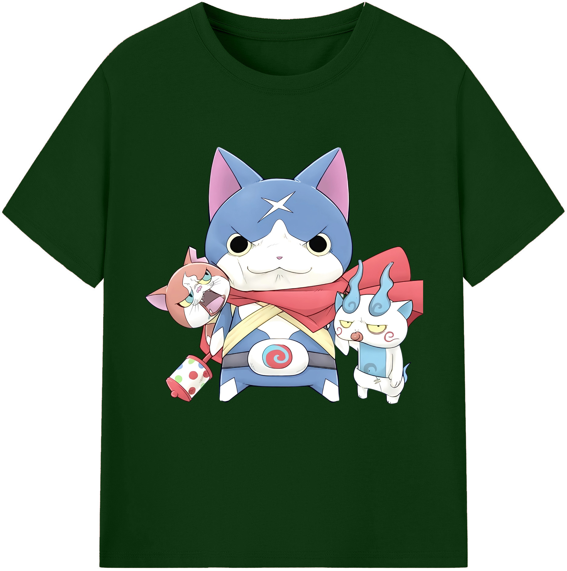 （画像用） 妖怪ウォッチ Yo-kai Watch 綿100％半袖Tシャツ（フロントプリント）